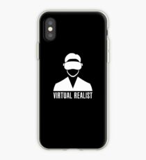 Virtual Realist - White Clean iPhone Case