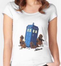 cartoon Women's Fitted Scoop T-Shirt