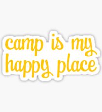 Pegatina El campamento es mi Happy Place Sticker