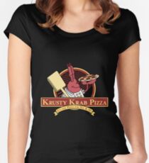Krusty Krab Pizza Women's Fitted Scoop T-Shirt