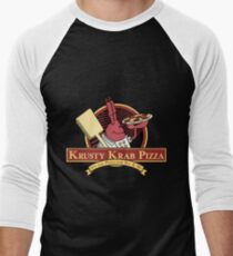 Camiseta ¾ bicolor para hombre Krusty Krab Pizza