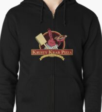 Krusty Krab Pizza Zipped Hoodie