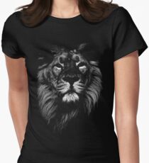 Löwe, indischer Löwe Tailliertes T-Shirt für Frauen