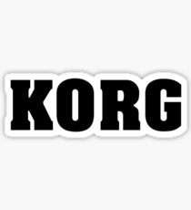 Black Korg Sticker