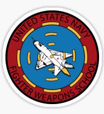 United States Navy Fighter Waffen Schule Top Gun Sticker
