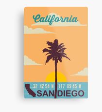San Diego - California. Metal Print