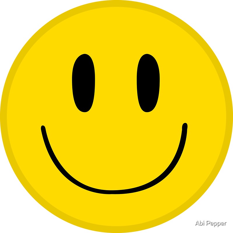 Smiley Face Emoji: Stickers | Redbubble