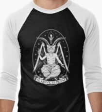 BAPHOMEOW Men's Baseball ¾ T-Shirt