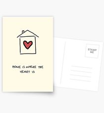 Home Is Where The Heart Is Postcards