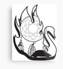 Swanfire (Neal & Emma, Once Upon a Time) Metal Print