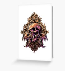 Skull Art Greeting Card