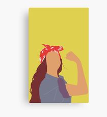 Beyonce as Rosie the Riveter Canvas Print