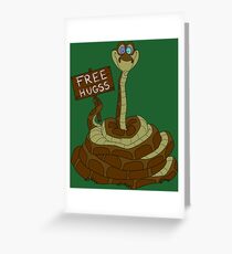 Free Hugss Greeting Card