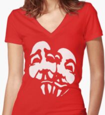 Anonymous Comedy Women's Fitted V-Neck T-Shirt