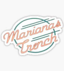 marianas trench Sticker