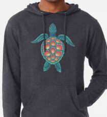 Mandala-Schildkröte Leichter Hoodie