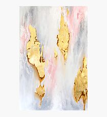 Gold Marble Photographic Print