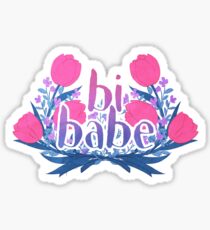 bi babe floralâ™ Sticker