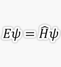 Schrodinger Equation Sticker