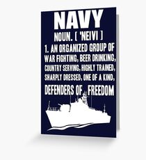 NAVY Greeting Card