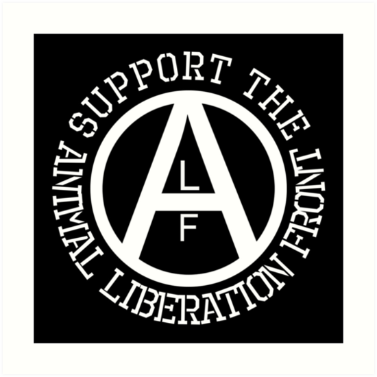 "Animal Liberation Front Logo" Art Prints by AnimalLib | Redbubble