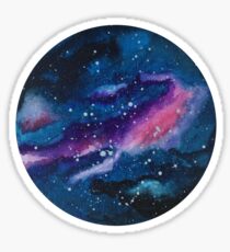 Purple Galaxy Sticker