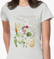 Winter Vegetables Women's Fitted T-Shirt