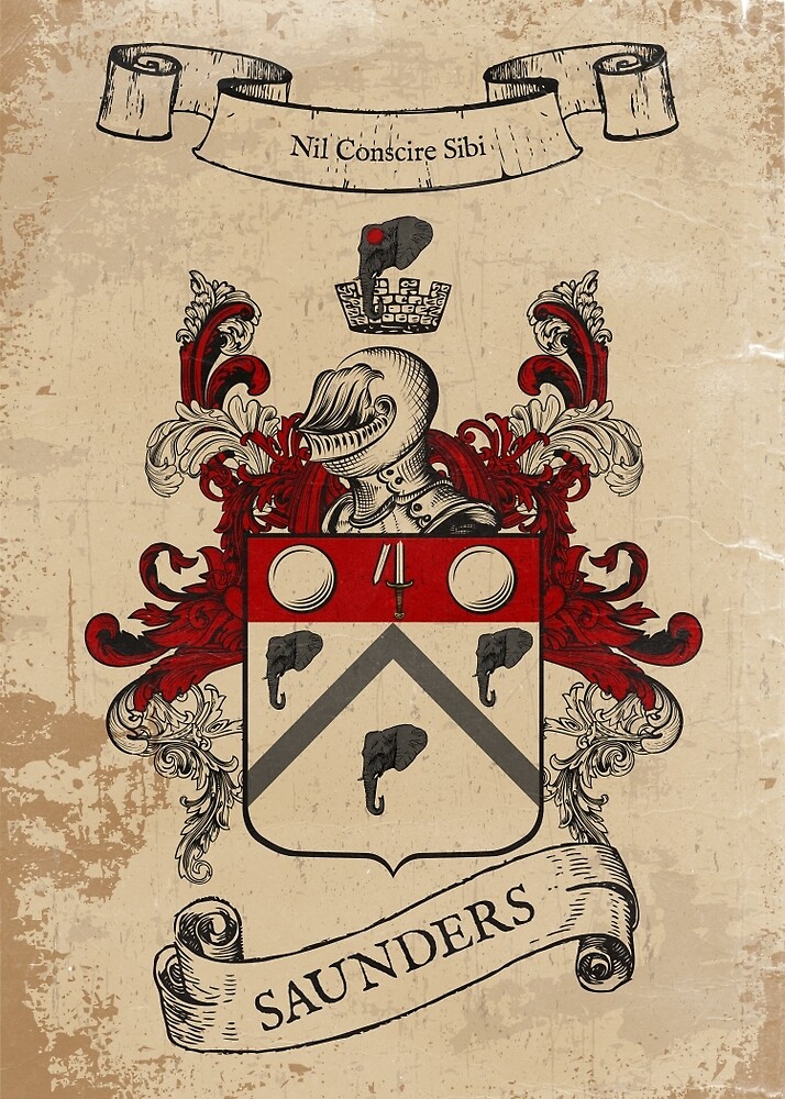 "Saunders Coat Of Arms (Ireland)" By DNCArt | Redbubble