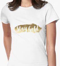 Camiseta entallada Stay Gold