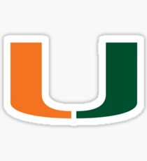 U Miami Sticker