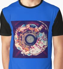 Stereographic Train Graffiti Graphic T-Shirt