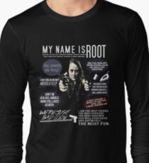Root - Person of interest - Amy Acker Long Sleeve T-Shirt