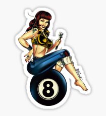 EIGHTBALL-MÄDCHEN Sticker