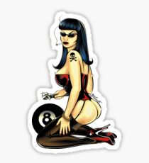 HOT ROD GIRL Sticker
