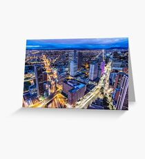 Bogota at Night Greeting Card