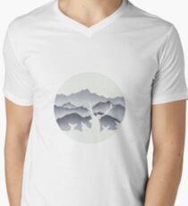 Landscape Men's V-Neck T-Shirt