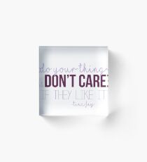 Do Your Thing Acrylic Block
