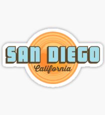 San Diego - California. Sticker