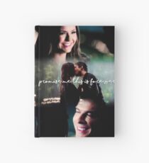 Cuaderno de tapa dura "Prométeme que esto es para siempre" - The Vampire Diaries