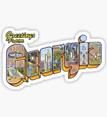 Greetings from Georgia Sticker