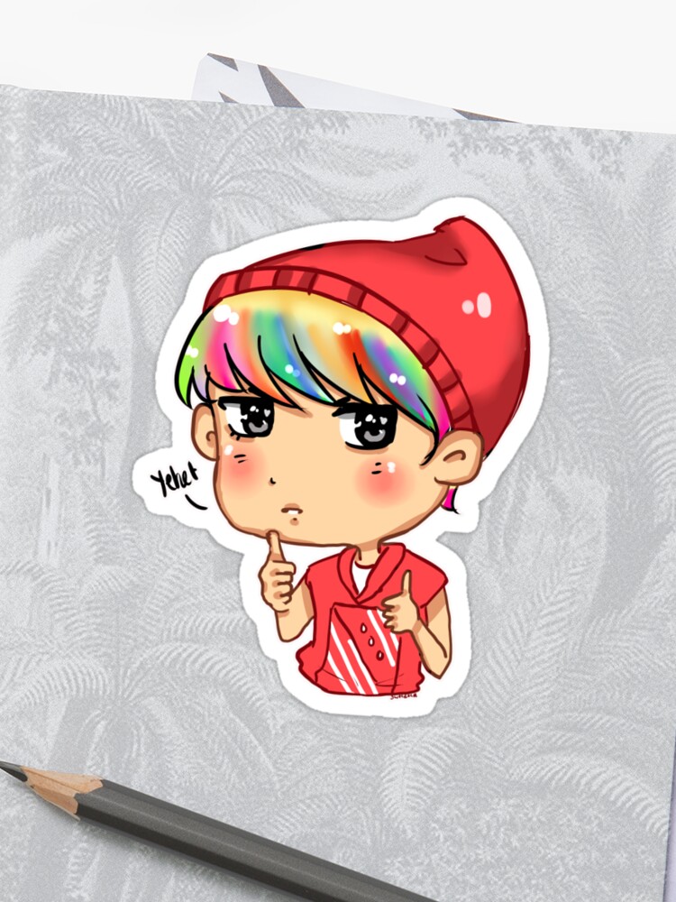 Rainbow Sehun Sticker By Sweetdeer Redbubble