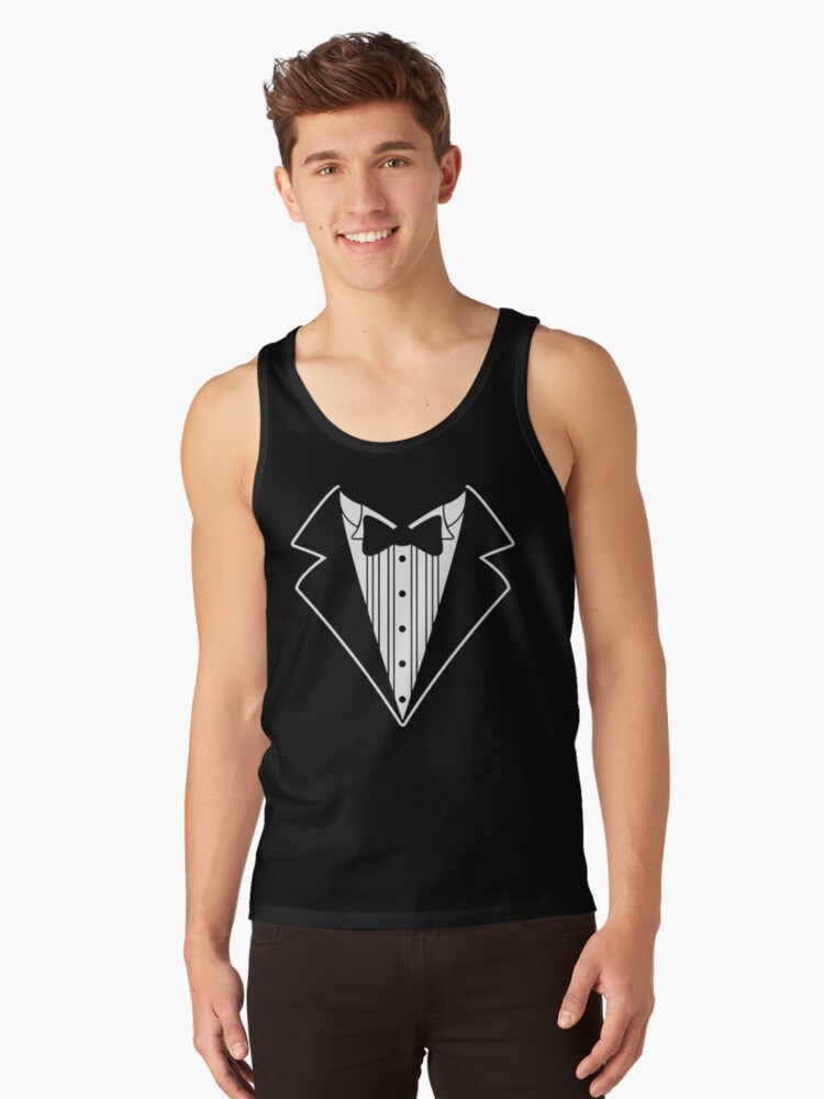 “Fake Tux Tuxedo Suit Tie” Tank Top by createes | Redbubble