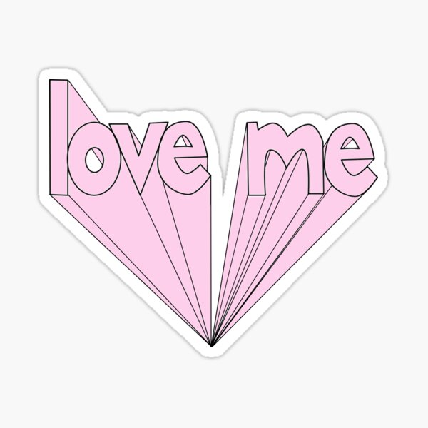 love me Sticker