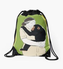 Dr Jane Goodall Drawstring Bag