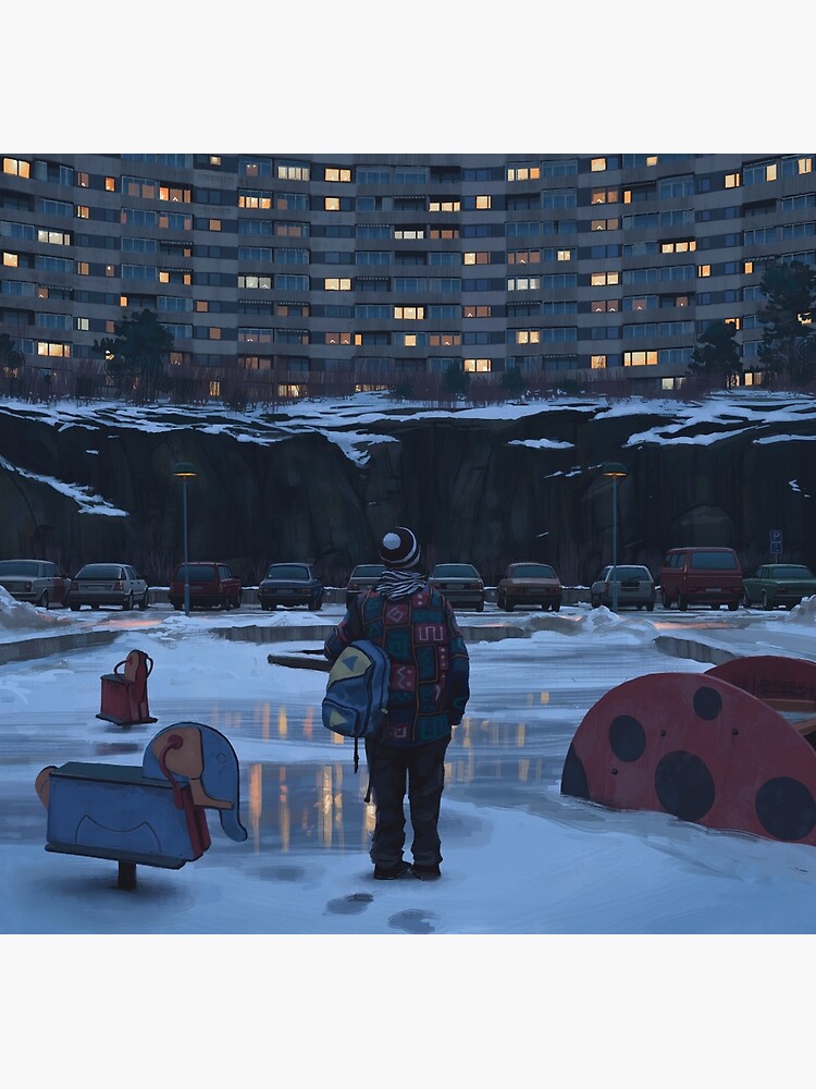 Bostadsmauer by simonstalenhag