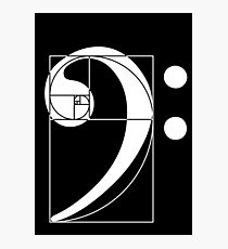 Golden Ratio Bass Photographic Print