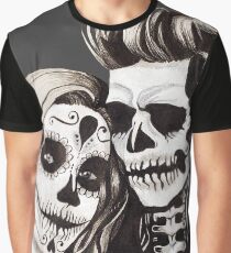 Day of the Dead Lovers Graphic T-Shirt