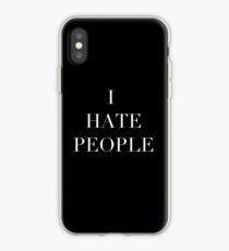 Vinilo o funda para iPhone ODIO A LA GENTE