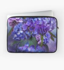 Hydrangeas In Hydrangea Vase Laptop Sleeve
