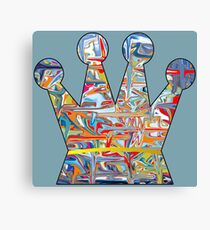 Graffiti crown Canvas Print